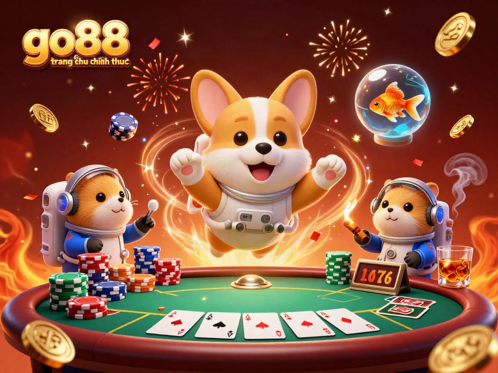 Play exciting games at go88 trang chu chinh thuc with lively 3D scenes and vibrant casino elements.