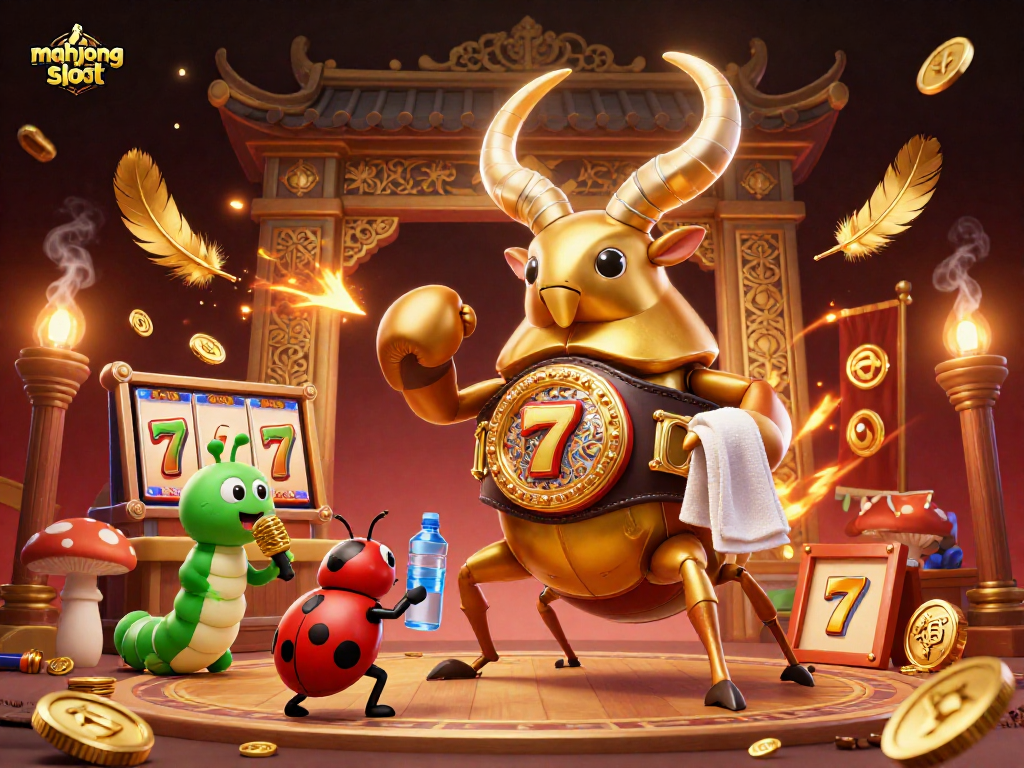 Experience the excitement of mahjong slot with vibrant visuals featuring dynamic characters and game elements in a casino setting.