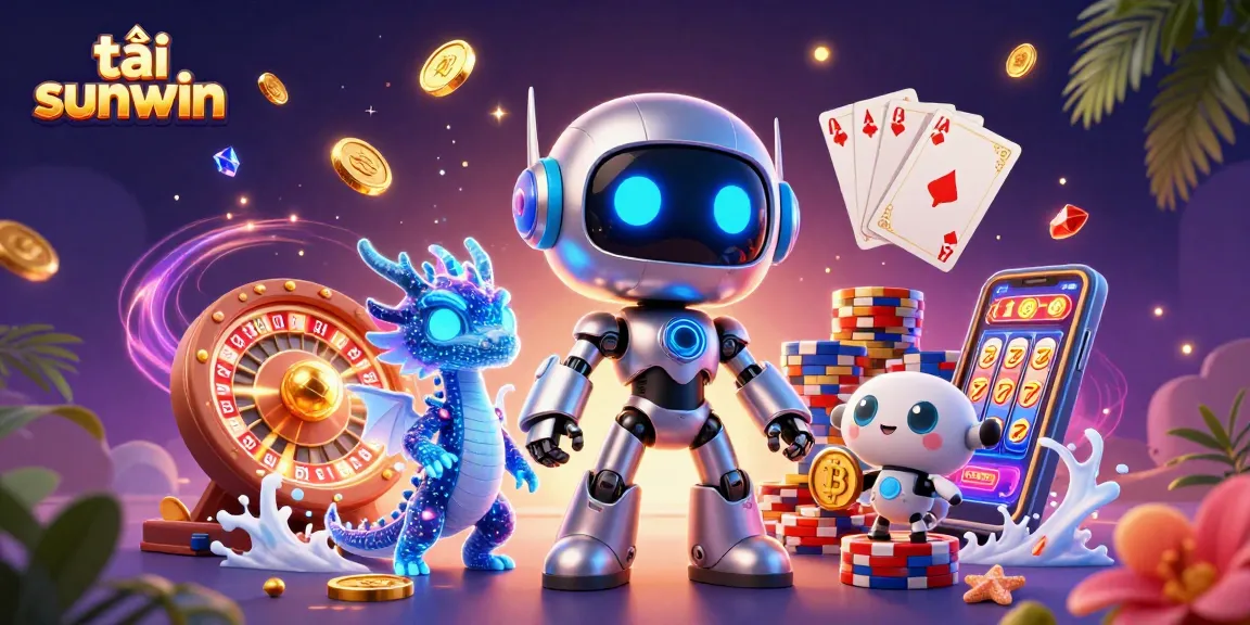 Win big with tải sunwin in this lively digital gaming scene filled with vibrant casino elements.